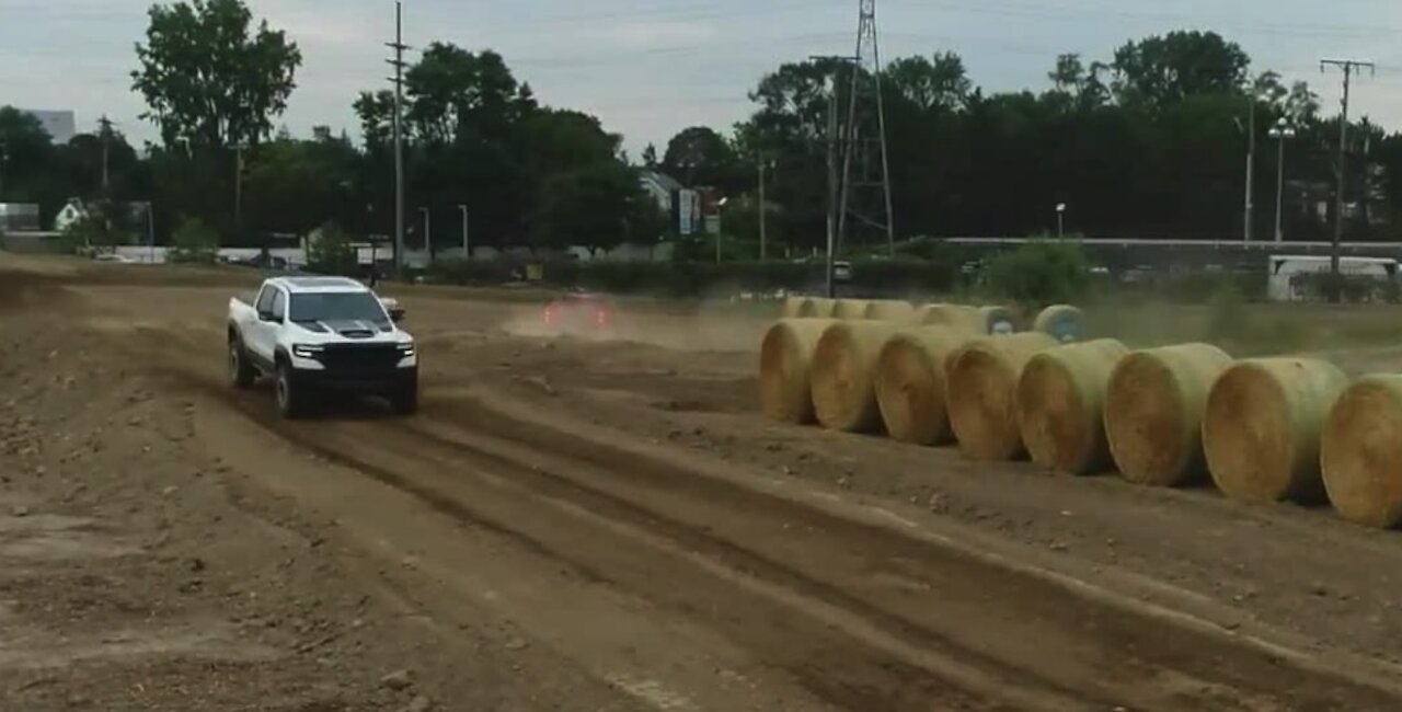 Going off road and on the track at Motor Bella.