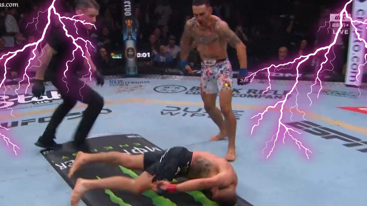 MAX HOLLOWAY KNOCKOUTS GAETHJE FULL FIGHT HIGHLIGHTS UFC 300