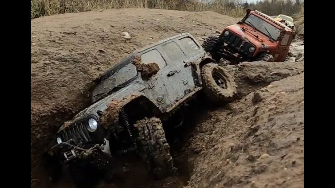 RC Offroad Crawler Cars Riding for Fun