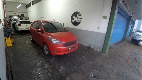 Ford Ka 1.5 sigma troca da correia dentada, velas, limpeza arrefecimento e troca do fluido de freio