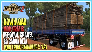 BAIXAR REBOQUE GRANEL GUERRA 2 EIXOS COM VARIAS CARGAS ALTAS EURO TRUCK SIMULATOR 2 1.41