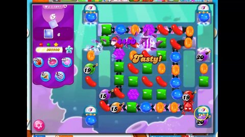 Candy Crush Level 1051 Talkthrough, 27 Moves 0 Boosters