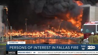 Persons of interest in Fallas Fire