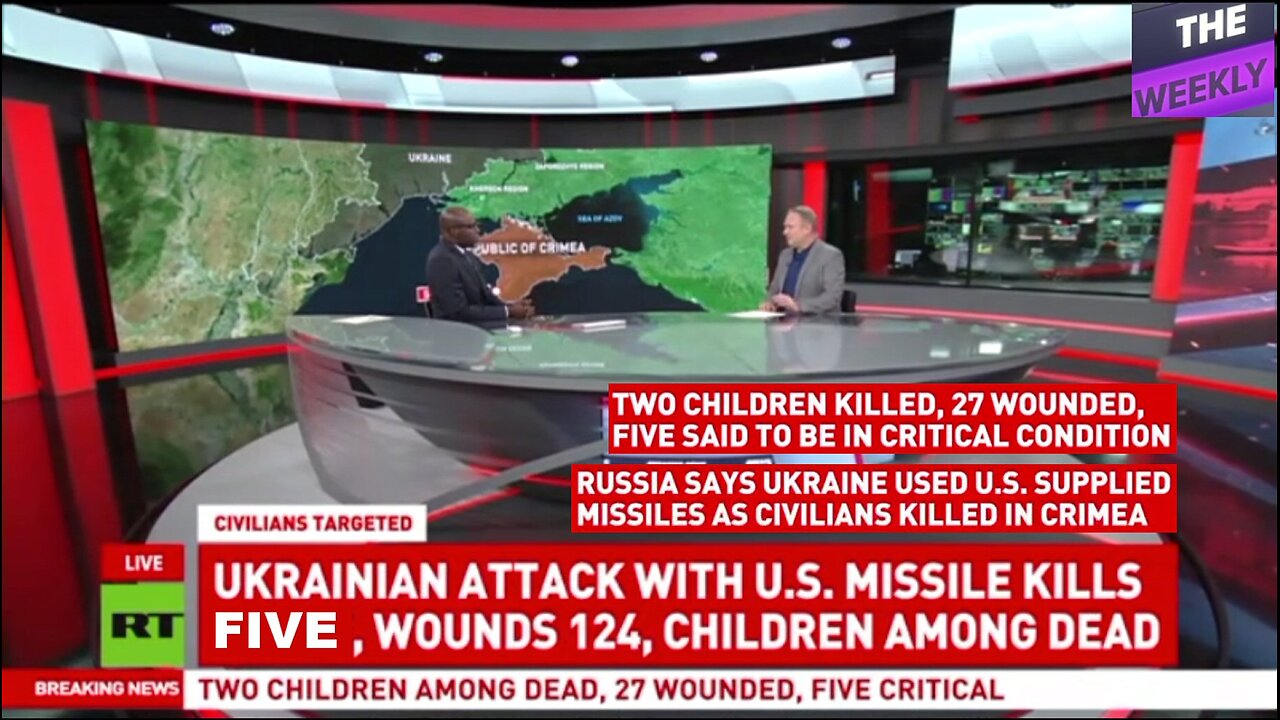 RT News - June 23 2024 late Kiev kills 5 civilians in Crimea. The Weekly.