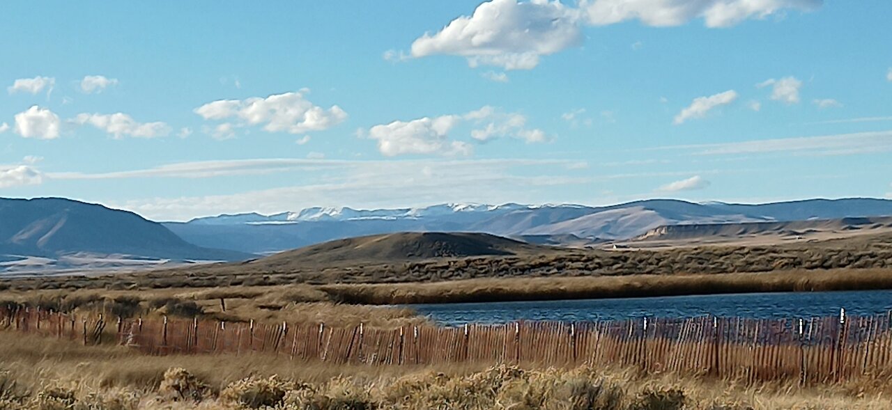 Campsite review Gelatt Lake public access area, Wyoming