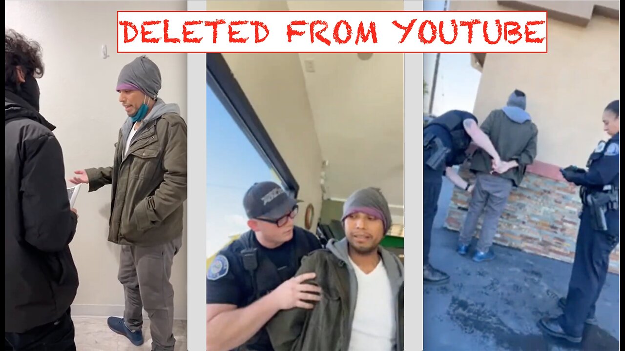 CC Unit Predator goes to Subway for lunch gets cuffed & arrested DELETED YOUTUBE LIVE 2/23