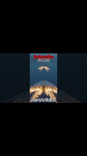 Just Saw Impressive Magical #C130 Flares Action #Flying #Aviation #AeroArduino