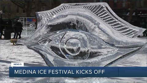 Medina kicked off the ice festival