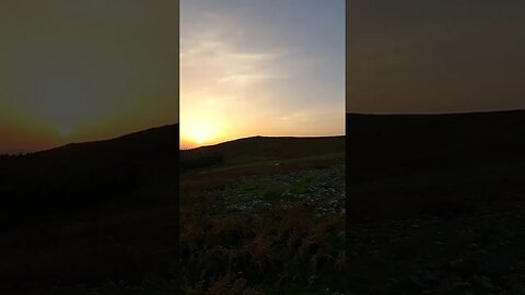 Hiking on Leather Tor . Overlooking Peak Hill Dartmoor 7th Oct 2023