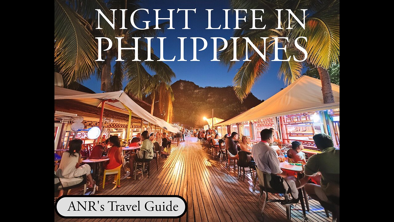 Nightlife in El Nido | Exploring the Philippines 🇵🇭 | City Stroll