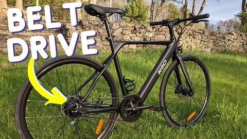 Light & Sleek a Belt Driven Ebike | KBO Hurricane Road Electric Bike