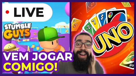 Live de STUMBLE GUYS até as 20:00 e UNO depois AO VIVO #aovivo #aovivonoyoutube