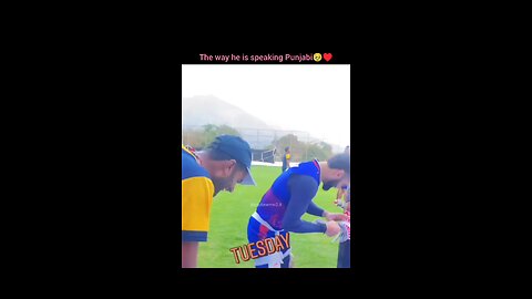 King Kohli speaking Punjabi👌👌