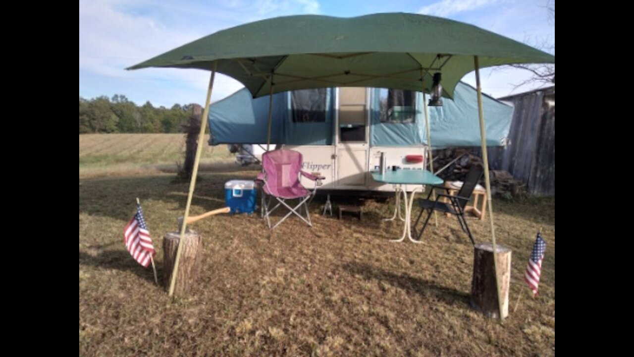 In the Bush #34 Pop up Camping Day One; The Great Rib Catastrophe!