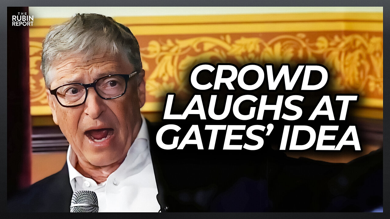 Crowd Laughs When Bill Gates Explains Bizarre Plan to Fight Climate Change