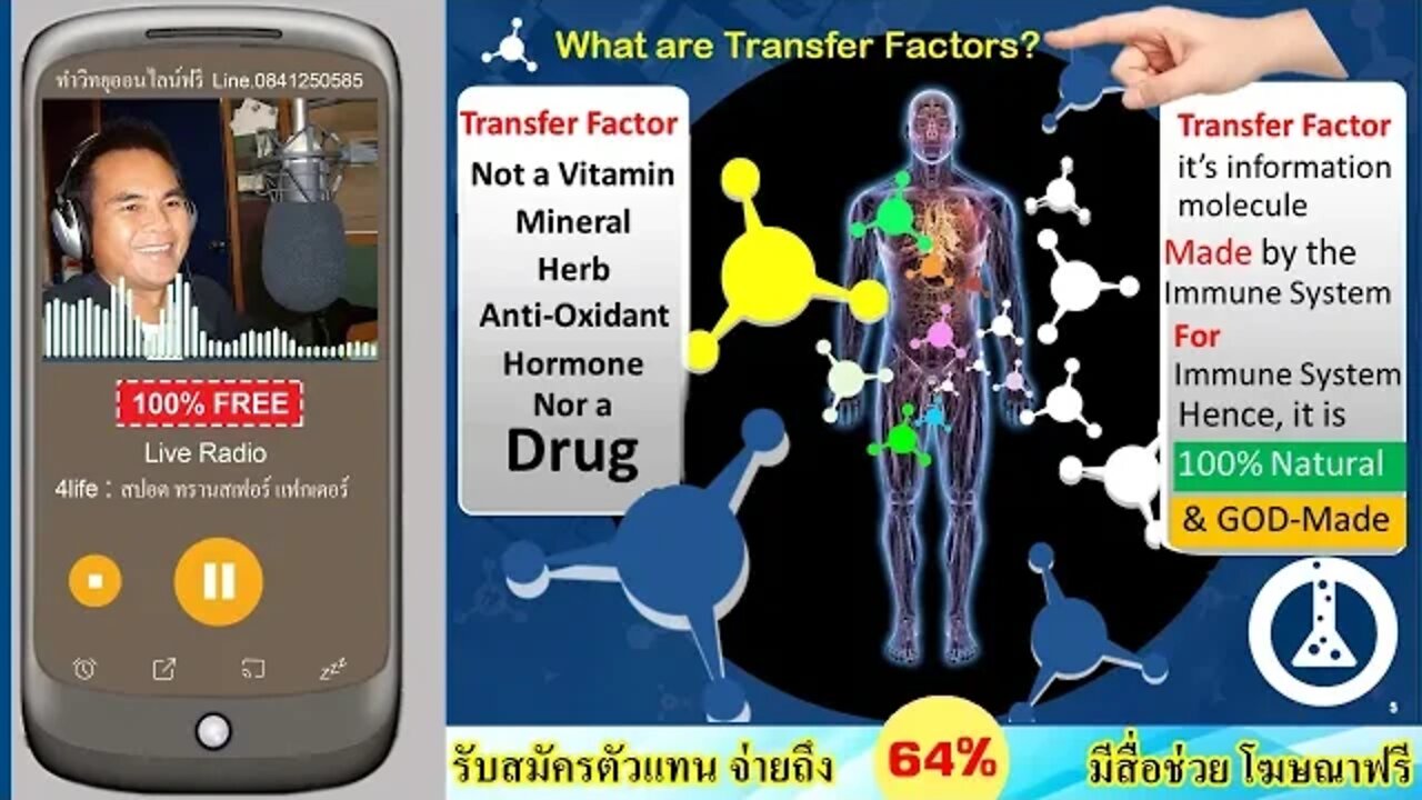 ความแตกต่างของ อาหารเสริมภูมิคุ้มกัน กับ ทรานสเฟอร์ แฟกเตอร์