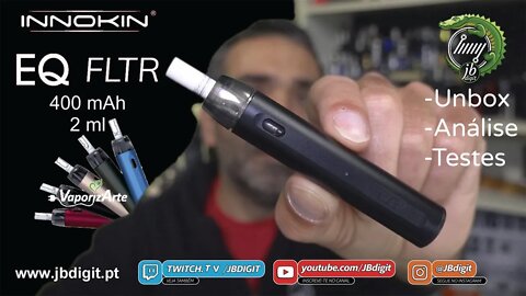 [PT] Innokin EQ FLTR - 400mAh 2ml - AIO - A verdadeira substituição?