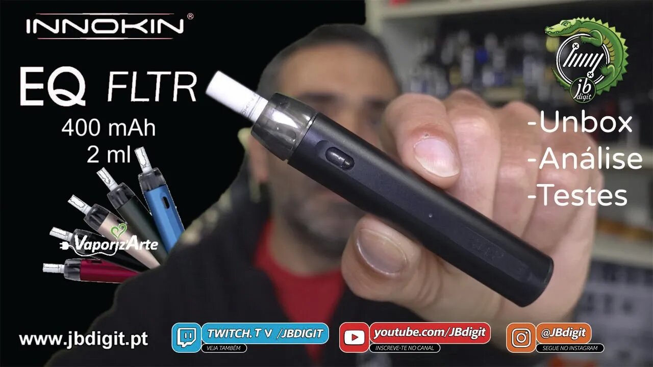 [PT] Innokin EQ FLTR - 400mAh 2ml - AIO - A verdadeira substituição?