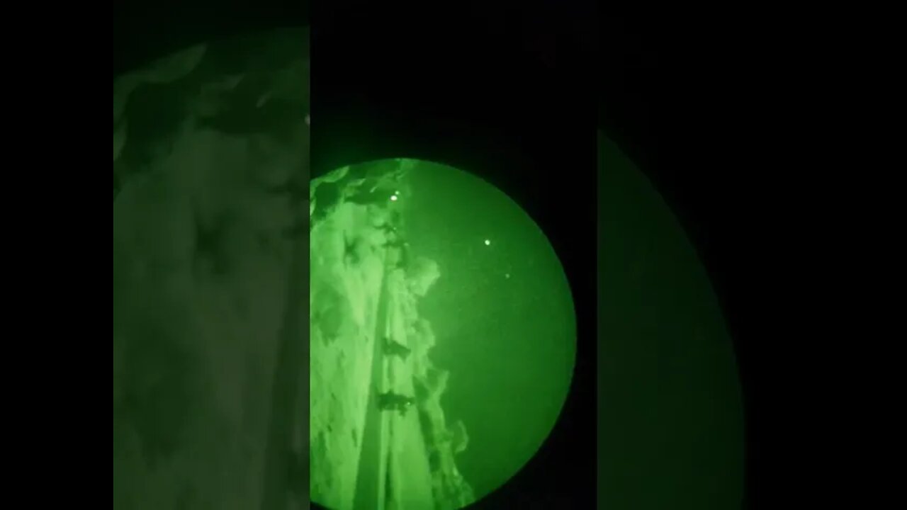 What it's really like live firing through night vision #shorts