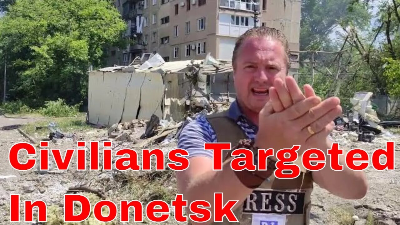 Ukraine Targets Same Civilian Area Twice After It was Published It Was Only A Civilian Area.