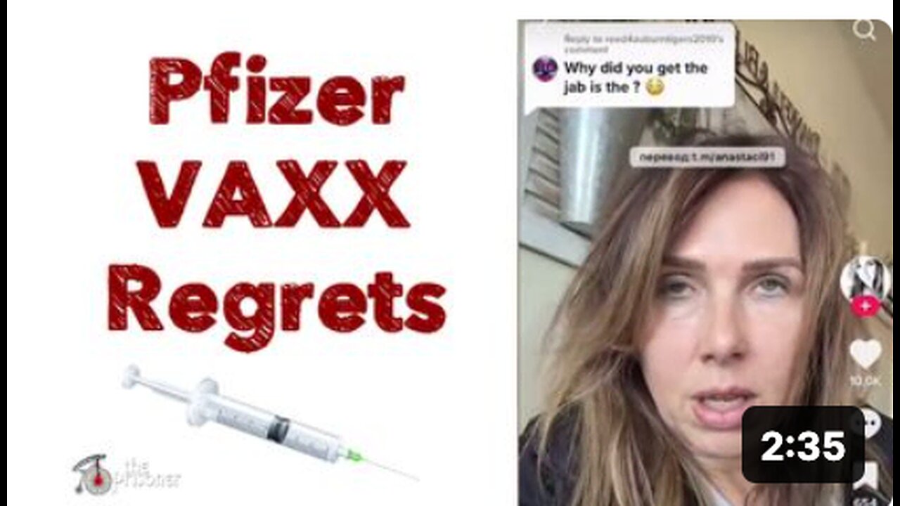 Pfizer VAXX Regrets 💉