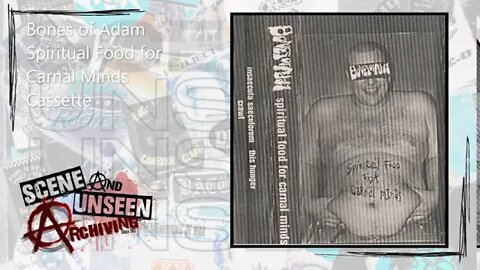 Bones of Adam - Spiritual Food for the Carnal Mind - Full Cassette. 90's Christian Hardcore/Thrash