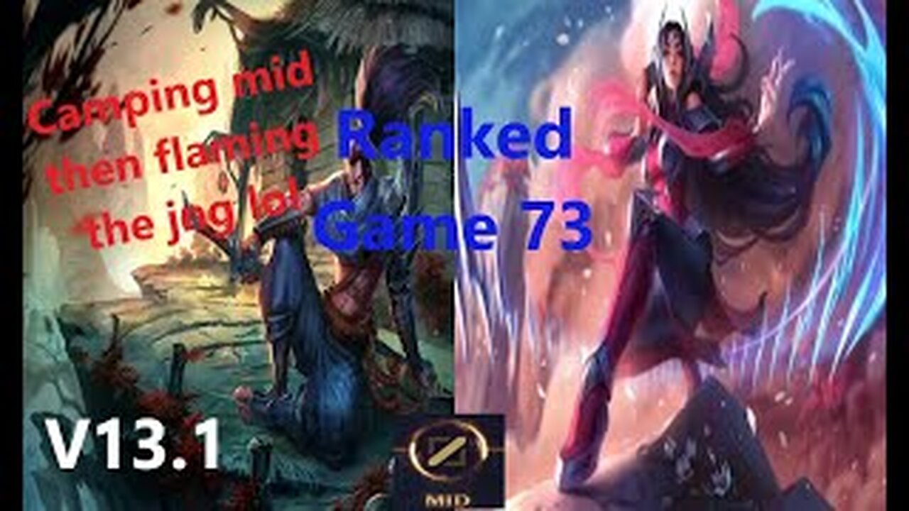 Ranked Game 73 Yasuo Vs Irelia Mid League Of Legends V13.1