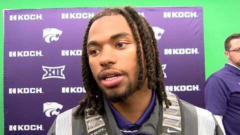 Kansas State Football | Phillip Brooks Postgame Interview | K-State 10, Iowa State 9