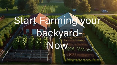 Learn to farm and be self sustainable before the collapse