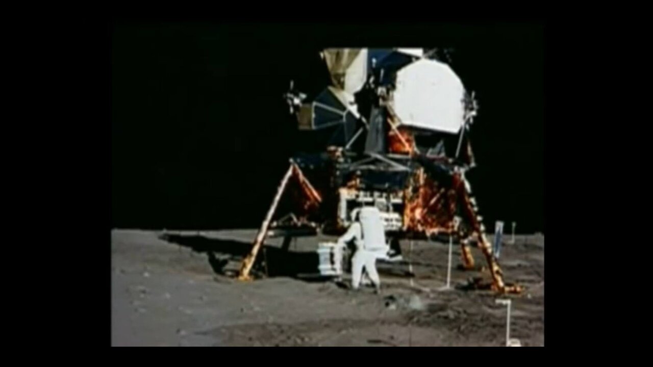 Staged Moon Landings video