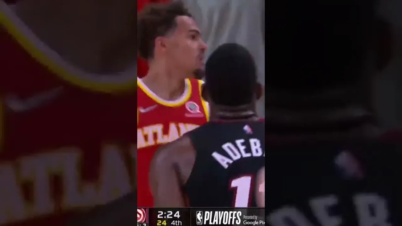 Ice Trae with the logo triple!