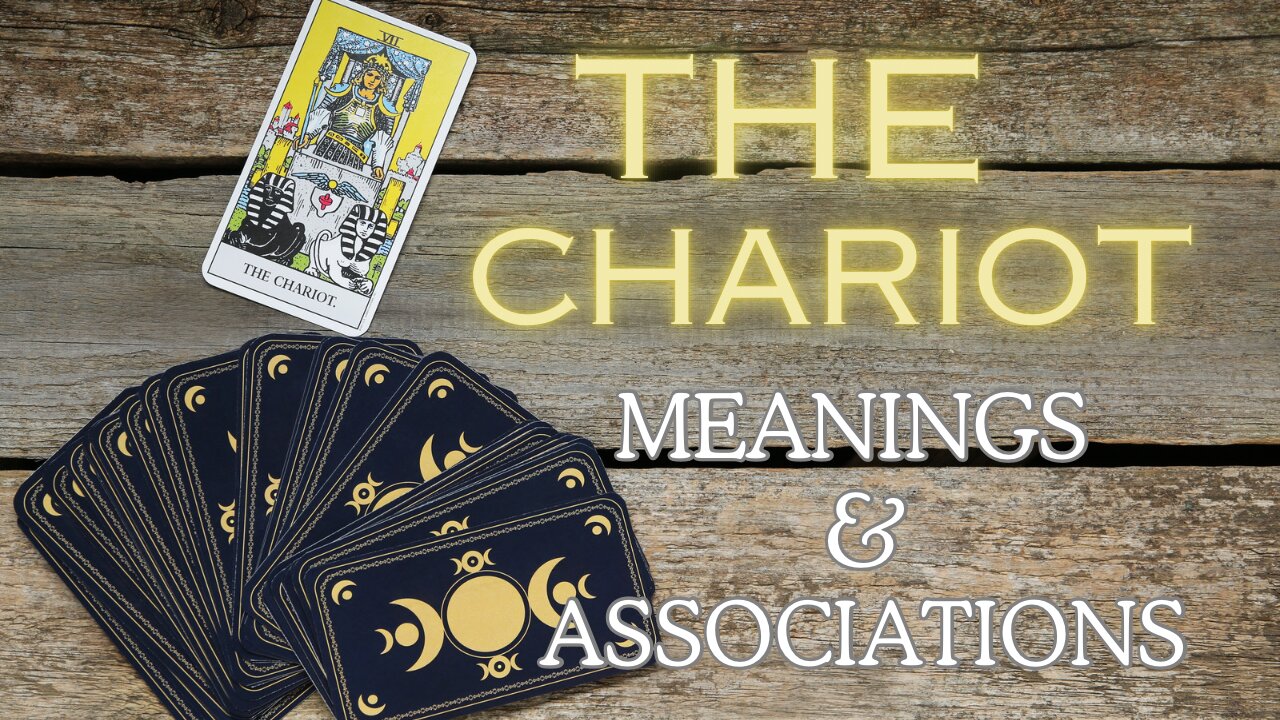 The Chariot tarot card - Meanings and associations #thechariot #tarotary #tarotcards #tarot