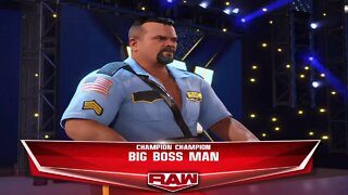 Big Bossman Entrance WWE 2k22