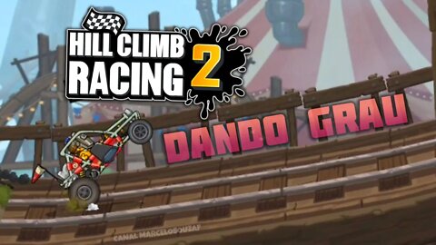 Dando Grau na Montanha Russa do Hill Climb Racing 2