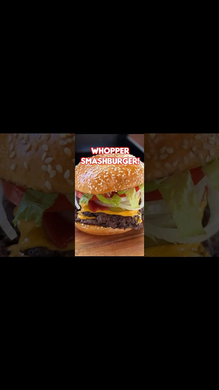 Burger King Whopper Smash Burger 🍔 Copycat