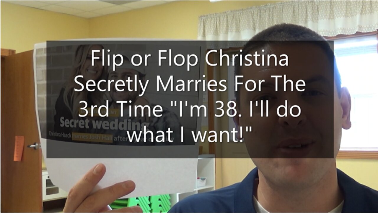 Flip or Flop Christina Secretly Marries For The 3rd Time "I'm 38. I'll Do What I Want!"