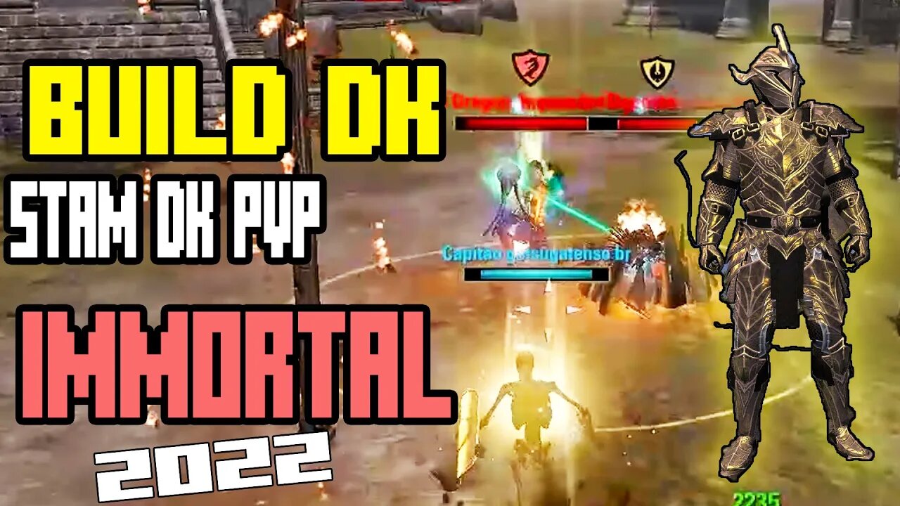 Build Stam DK pvp IMMORTAL a resistĂȘncia venceu