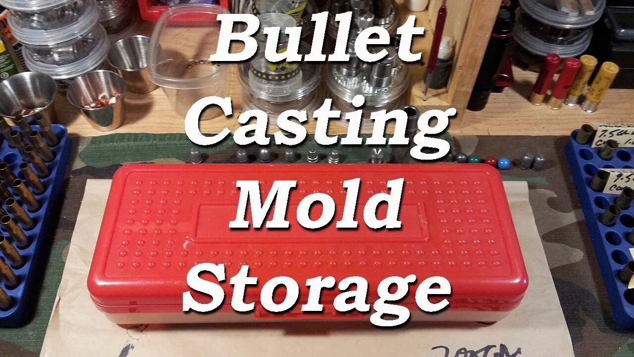 Bullet Casting Mold Storage, VR to Walter Bunning & CW.