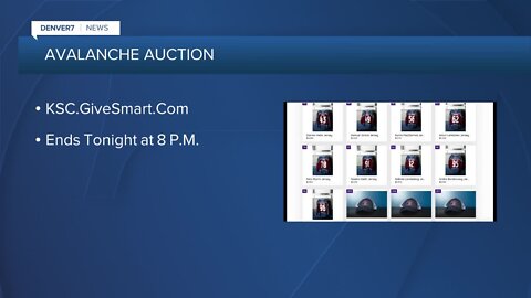 Avs auctioning items from Stanley Cup finals