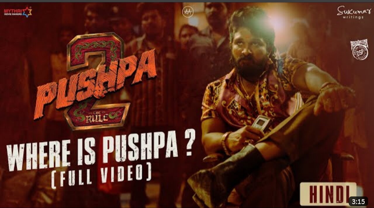 Where is Pushpa? | Pushpa 2 - The Rule 🔥 | Hindi | Allu Arjun | Sukumar | Rashmika | Fahadh Faasil