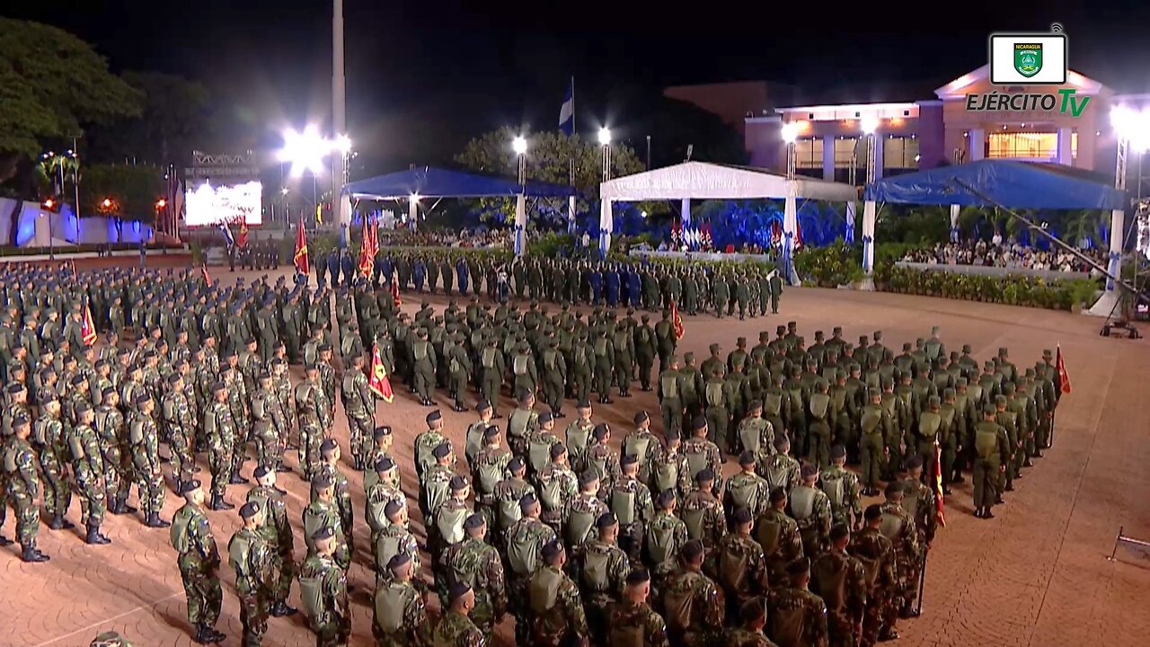 Conmemoración del 44 Aniversario de Fundación del Ejército de Nicaragua