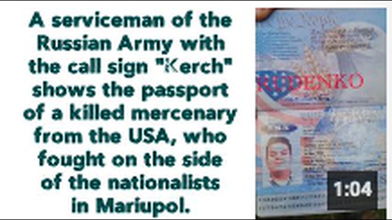 Another US mercenary killed in Mariupol