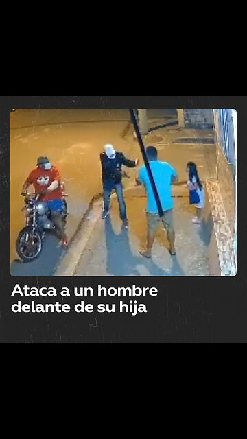 Hombre es herido frente a su hija en asalto