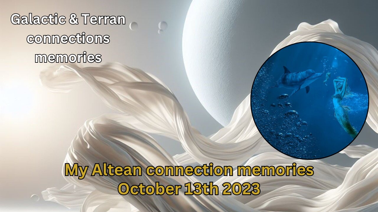My Altean connection memories | October 13th 2023 | Galactic & Terran connections memories