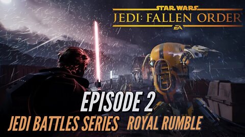 StarWars Jedi Fallen Order Jedi battles Series Episode 2 - Rock Um Sock Um Robots