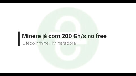 Finalizado - Mineradora - Litecoinminer - 200Gh/s no free