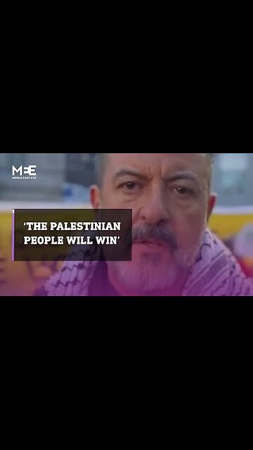 European Parliament member addresses Gaza from Brussels protest