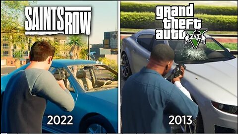 Saints row 2022 vs gta5- details competition