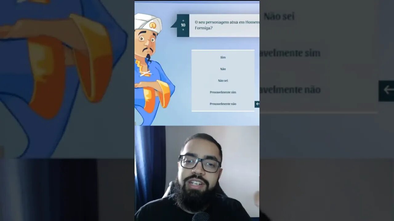 Vou quebrar o Akinator com o Serjão Berranteiro #shorts