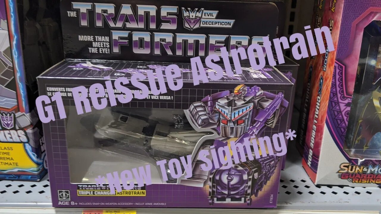 Transformers Reissue G1 ASTROTRAIN Triple Changer *Walmart Exclusive* New Toy Sighting